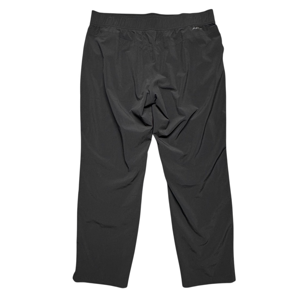 EDDIE BAUER Escapelite Slim Ankle Pants Womens Large Black Hiking Travel Outdoor - Picture 2 of 11